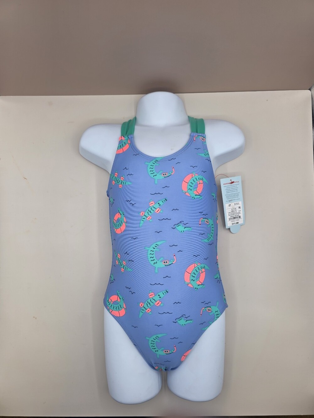 Alligator 🐊 1 piece bathing suit